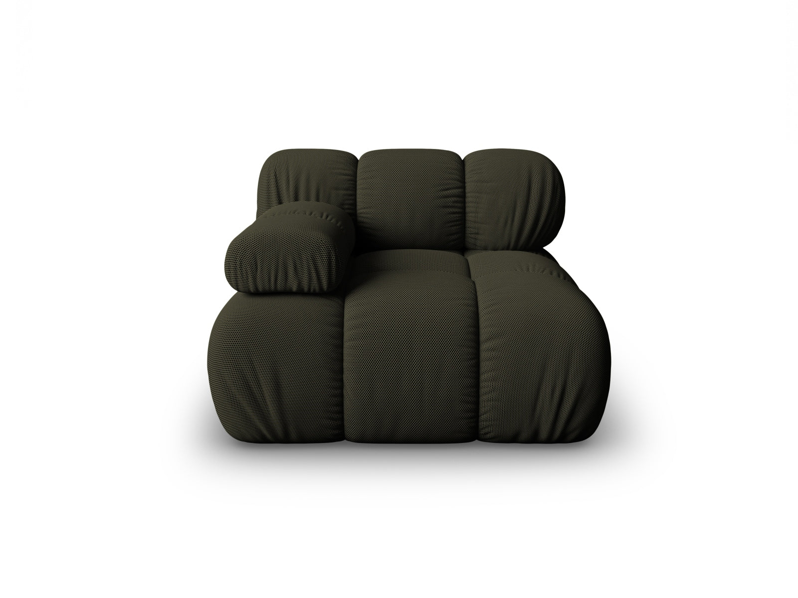 Bellis Modul links 1 Sitzer in Amazon Green präsentiert im Onlineshop von KAQTU Design AG. Modulares Sofa ist von Micadoni