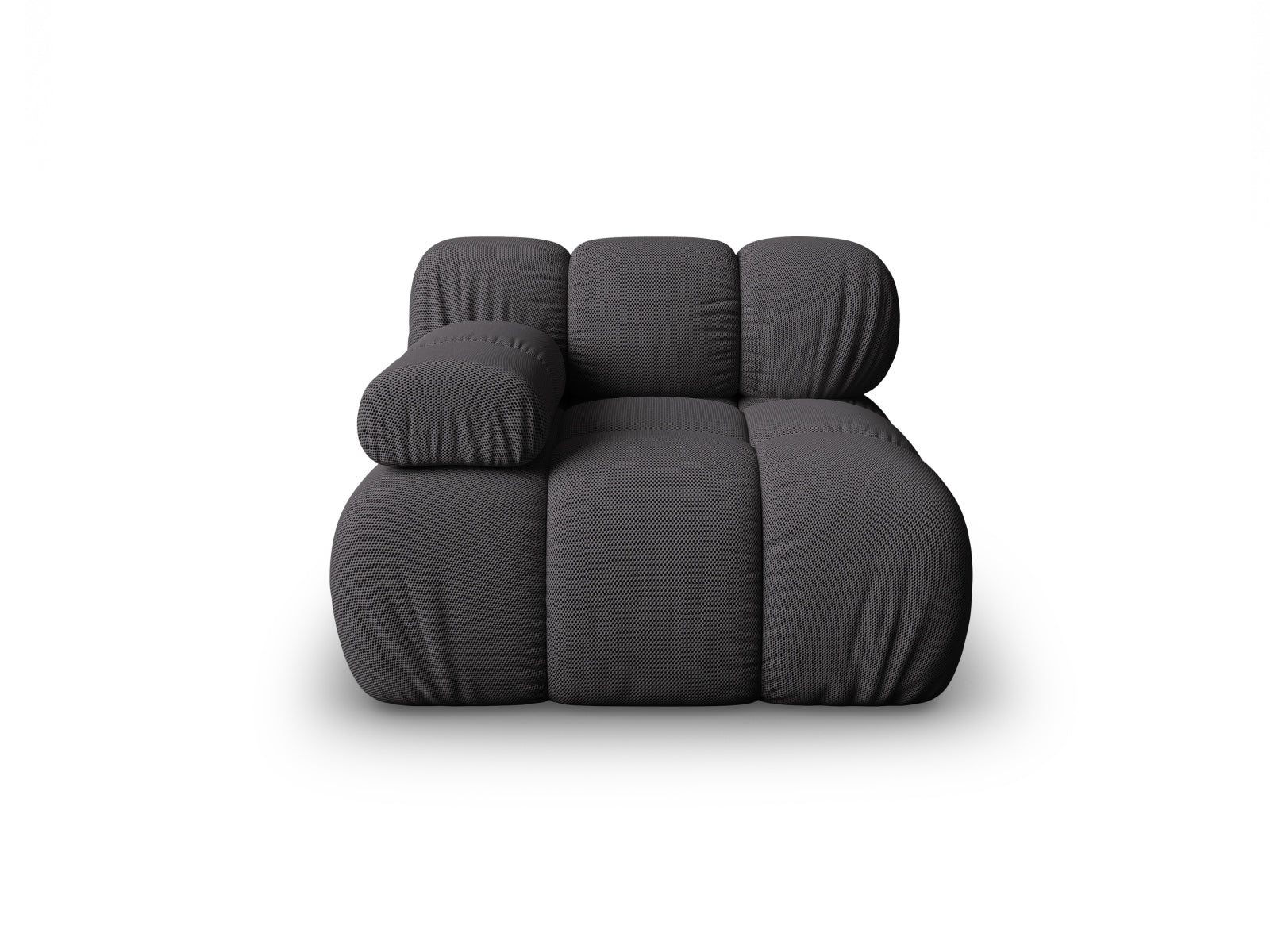 Bellis Modul links 1 Sitzer in Espresso präsentiert im Onlineshop von KAQTU Design AG. Modulares Sofa ist von Micadoni