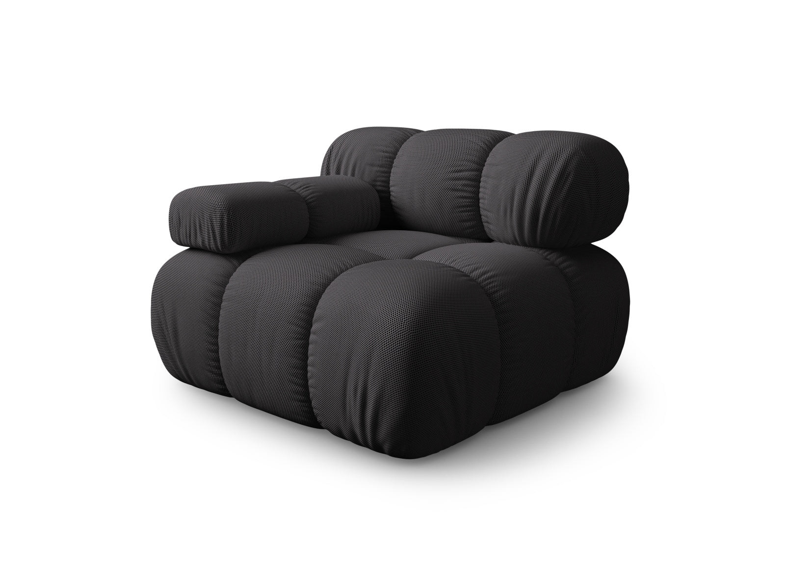 Elegantes Bellis Modul links 1 Sitzer in Espresso-Sonic, ideal für individuelle Sofa-Gestaltung, erhältlich bei KAQTU Design AG.