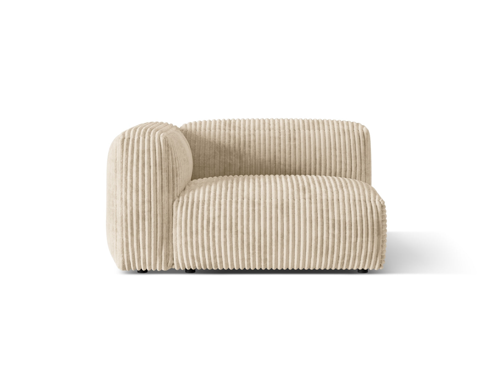 Martina Modul links 1 Sitzer in Light Beige präsentiert im Onlineshop von KAQTU Design AG. Modulares Sofa ist von Micadoni