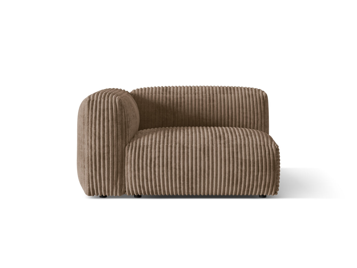 Martina Modul links 1 Sitzer in Acorn-Tilia präsentiert im Onlineshop von KAQTU Design AG. Modulares Sofa ist von Micadoni