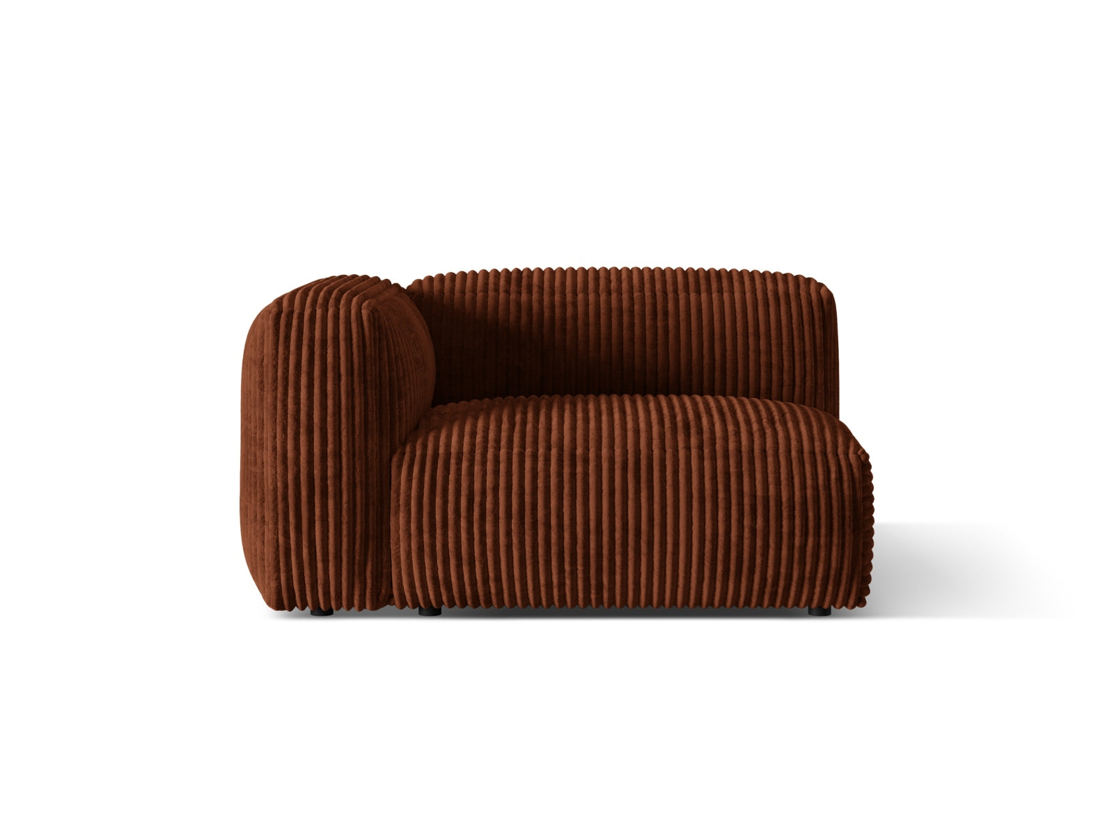 Martina Modul links 1 Sitzer in Brick präsentiert im Onlineshop von KAQTU Design AG. Modulares Sofa ist von Micadoni