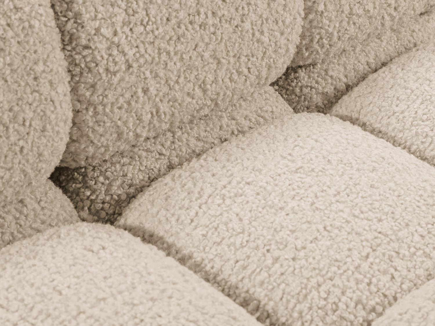 Bellis Boucle Modul links 1 Sitzer in Light Beige-Rolf präsentiert im Onlineshop von KAQTU Design AG. Modulares Sofa ist von Micadoni