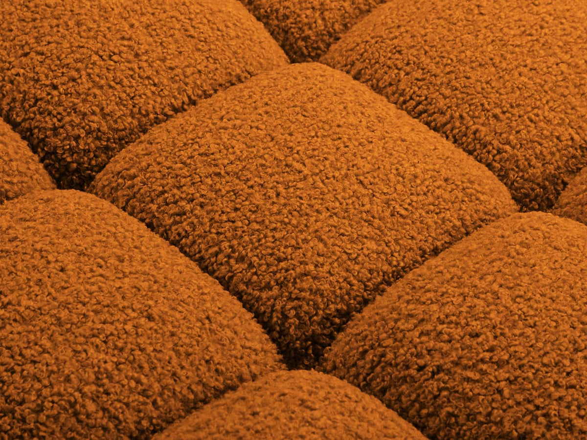 Bellis Boucle Modul links 1 Sitzer in Brick-Rolf präsentiert im Onlineshop von KAQTU Design AG. Modulares Sofa ist von Micadoni