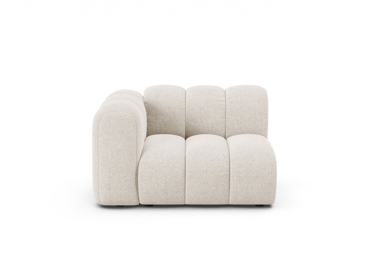 Lupine Modul links 1 Sitzer in Light Beige-Eden präsentiert im Onlineshop von KAQTU Design AG. Modulares Sofa ist von Micadoni