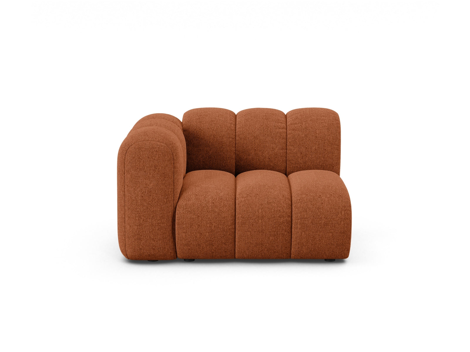 Lupine Modul links 1 Sitzer in Brick präsentiert im Onlineshop von KAQTU Design AG. Modulares Sofa ist von Micadoni