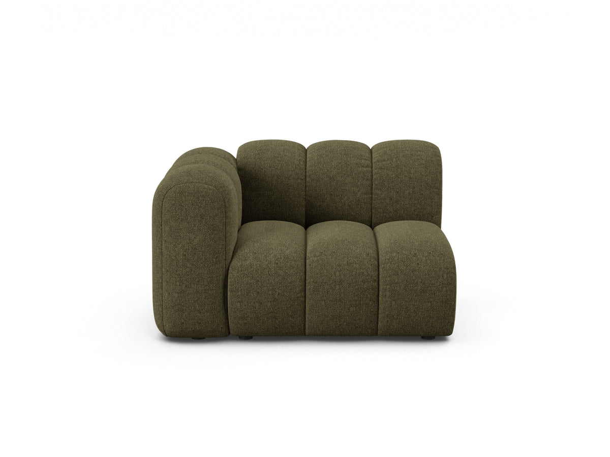 Lupine Modul links 1 Sitzer in Green-Eden präsentiert im Onlineshop von KAQTU Design AG. Modulares Sofa ist von Micadoni