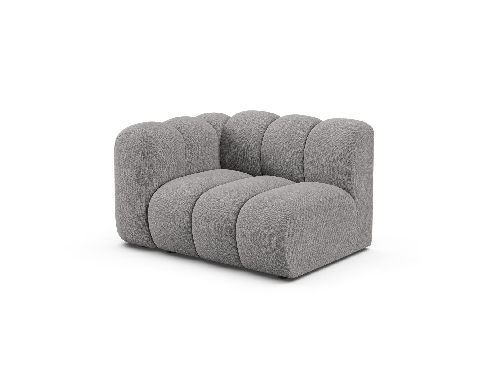 Lupine Modul links 1 Sitzer in Light Grey präsentiert im Onlineshop von KAQTU Design AG. Modulares Sofa ist von Micadoni