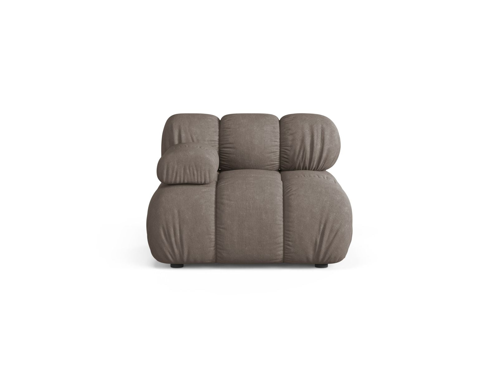 1-Sitzer Modul links Bellis in Cappuccino-Liberty präsentiert im Onlineshop von KAQTU Design AG. Modulares Sofa ist von Micadoni