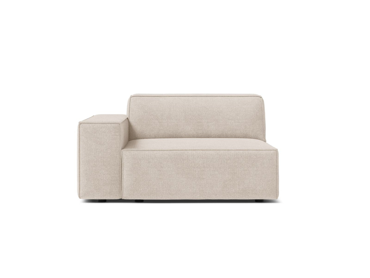 1-Sitzer Modul links Jodie in Beige-Liberty präsentiert im Onlineshop von KAQTU Design AG. Modulares Sofa ist von Micadoni