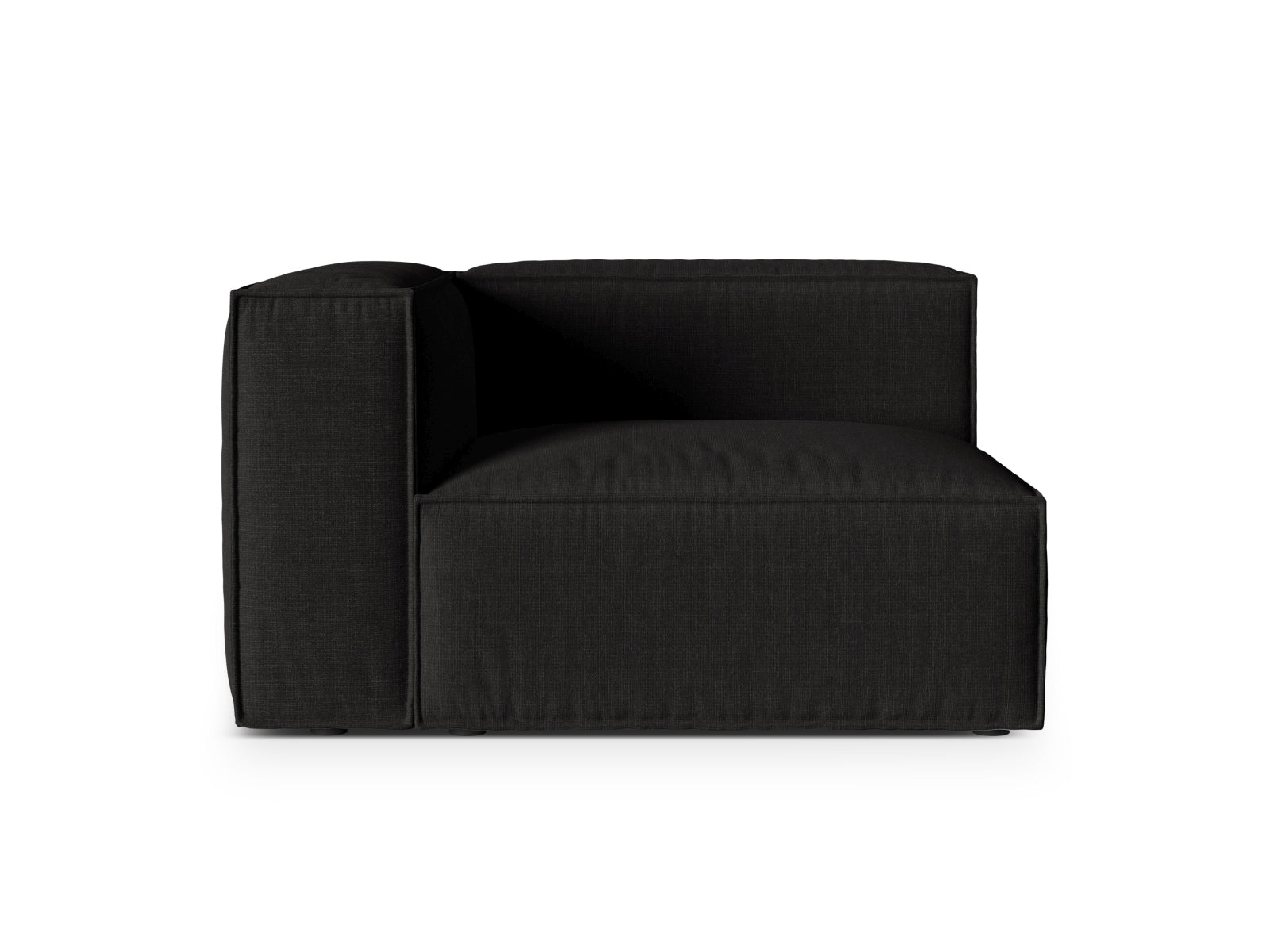1-Sitzer Modulares Sofa links Nuria in Black-Liberty präsentiert im Onlineshop von KAQTU Design AG. Modulares Sofa ist von Micadoni