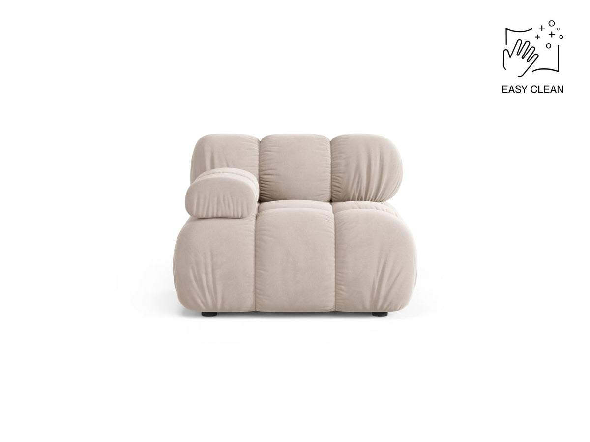 1-Sitzer Modul links Bellis in Light Beige-Venus präsentiert im Onlineshop von KAQTU Design AG. Modulares Sofa ist von Micadoni