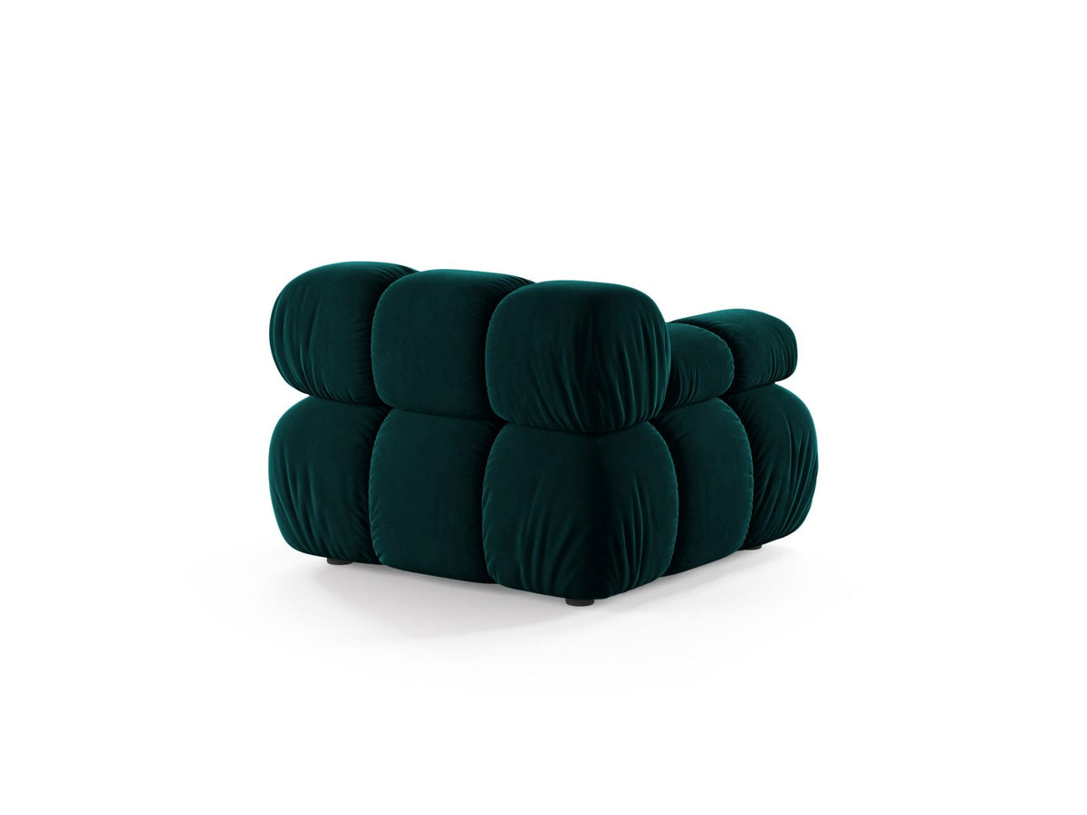 1-Sitzer Modul links Bellis in Deep Petrol-Venus präsentiert im Onlineshop von KAQTU Design AG. Modulares Sofa ist von Micadoni