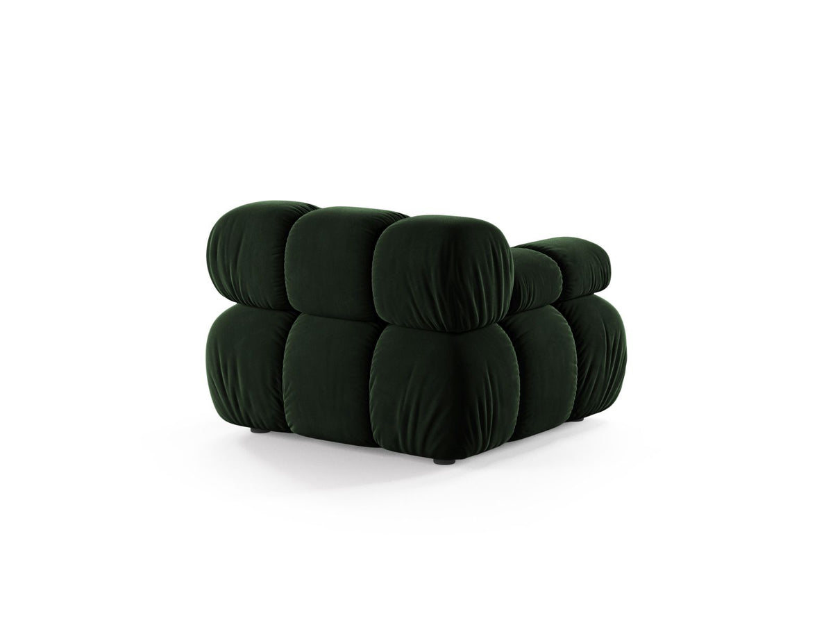 1-Sitzer Modul links Bellis in Bottle Green-Venus präsentiert im Onlineshop von KAQTU Design AG. Modulares Sofa ist von Micadoni