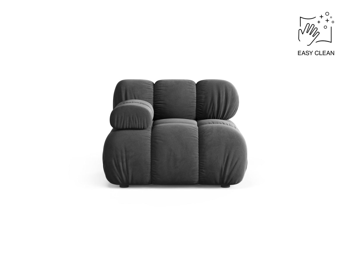 1-Sitzer Modul links Bellis in Grey-Venus präsentiert im Onlineshop von KAQTU Design AG. Modulares Sofa ist von Micadoni