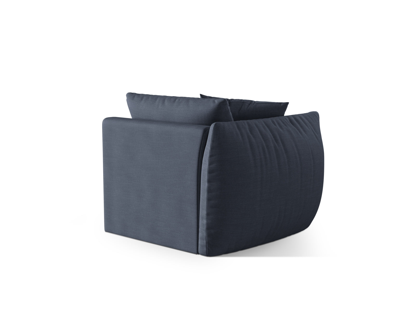 Elegantes linksseitiges 1-Sitzer-Modul des Chris Sofas in zartem Lichtgrün, perfekt für eine moderne und einladende Wohnatmosphäre.