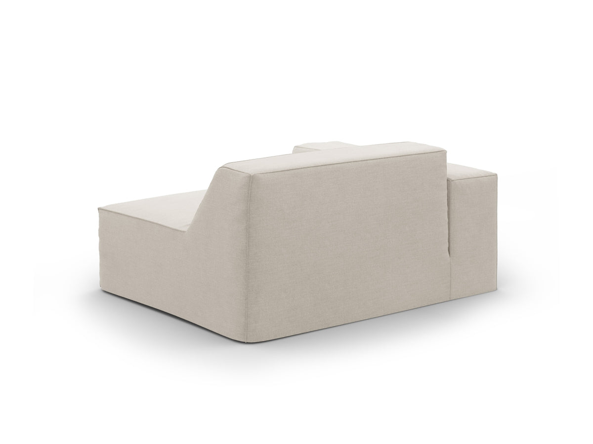 Jodie Modul links 1 Sitzer mit abnehmbaren Bezug in Natural-LINS präsentiert im Onlineshop von KAQTU Design AG. Modulares Sofa ist von Micadoni