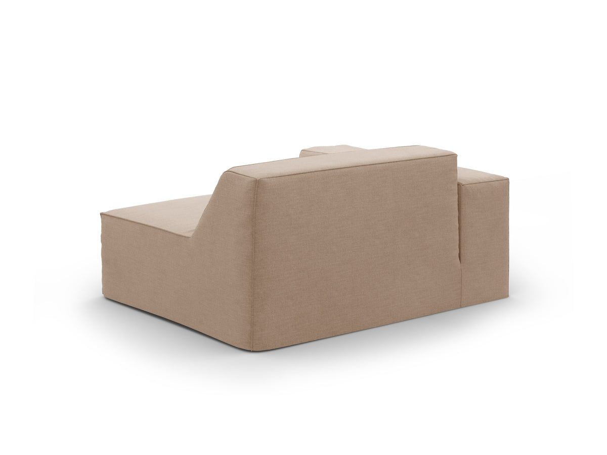 Jodie Modul links 1 Sitzer mit abnehmbaren Bezug in Sand-LINS präsentiert im Onlineshop von KAQTU Design AG. Modulares Sofa ist von Micadoni