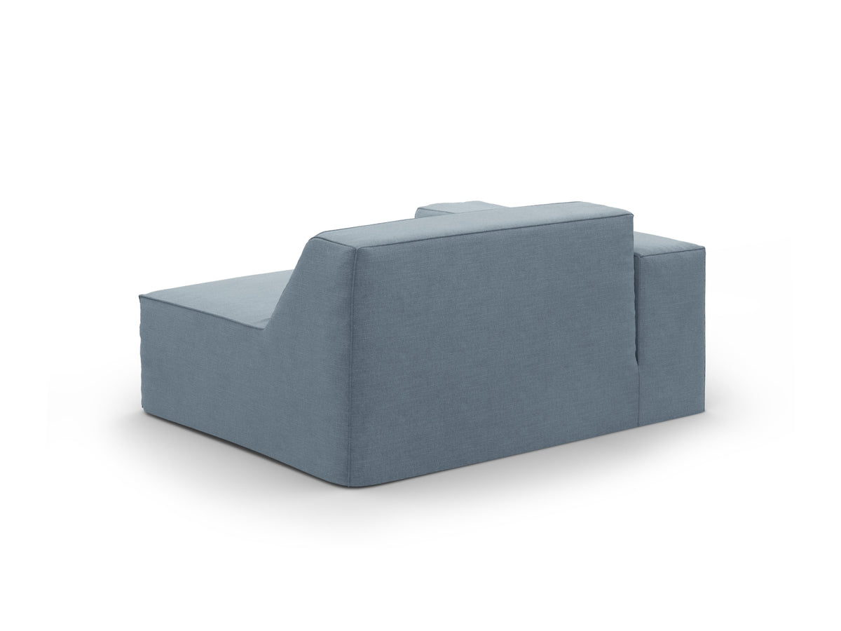Jodie Modul links 1 Sitzer mit abnehmbaren Bezug in Muted Blue-LINS präsentiert im Onlineshop von KAQTU Design AG. Modulares Sofa ist von Micadoni