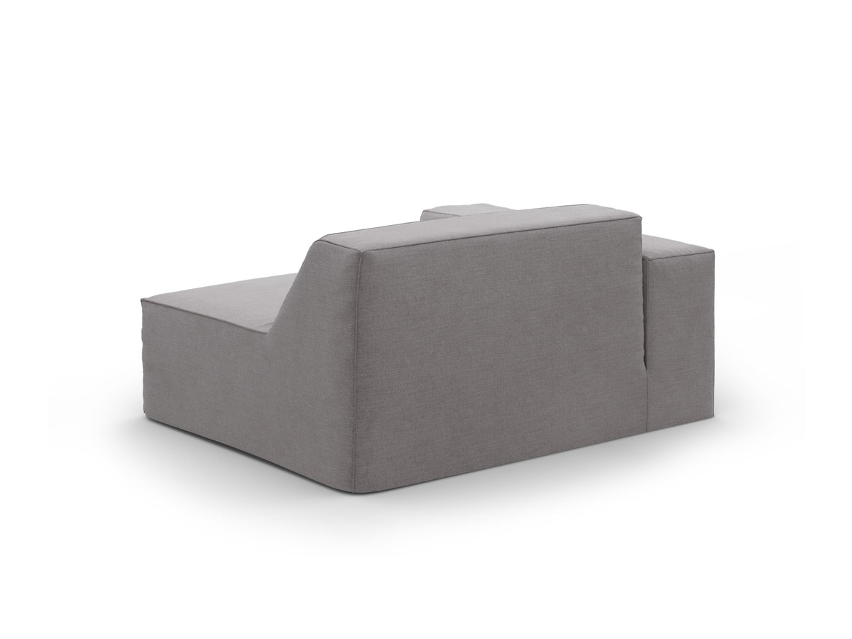 Jodie Modul links 1 Sitzer mit abnehmbaren Bezug in Warm grey-LINS präsentiert im Onlineshop von KAQTU Design AG. Modulares Sofa ist von Micadoni