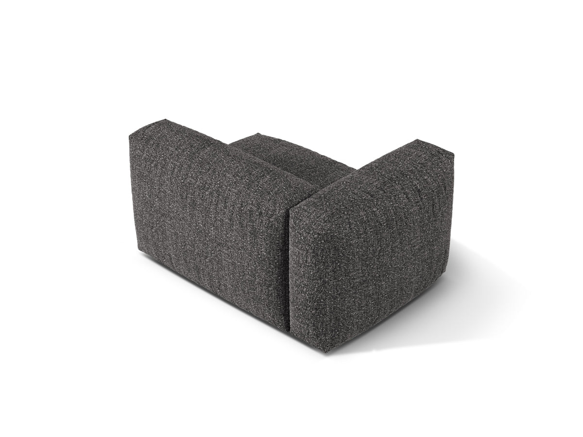 1-Sitzer Sofa Martina Wide links in Anthracite-Monet präsentiert im Onlineshop von KAQTU Design AG. Modulares Sofa ist von Micadoni