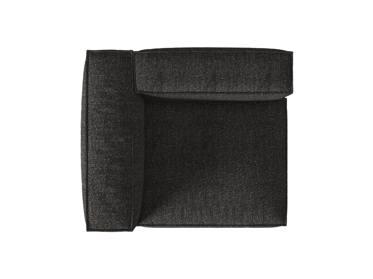 Nuria Boucle Modular Sofa links 1 Sitzer in Anthracite-Monet präsentiert im Onlineshop von KAQTU Design AG. Modulares Sofa ist von Micadoni