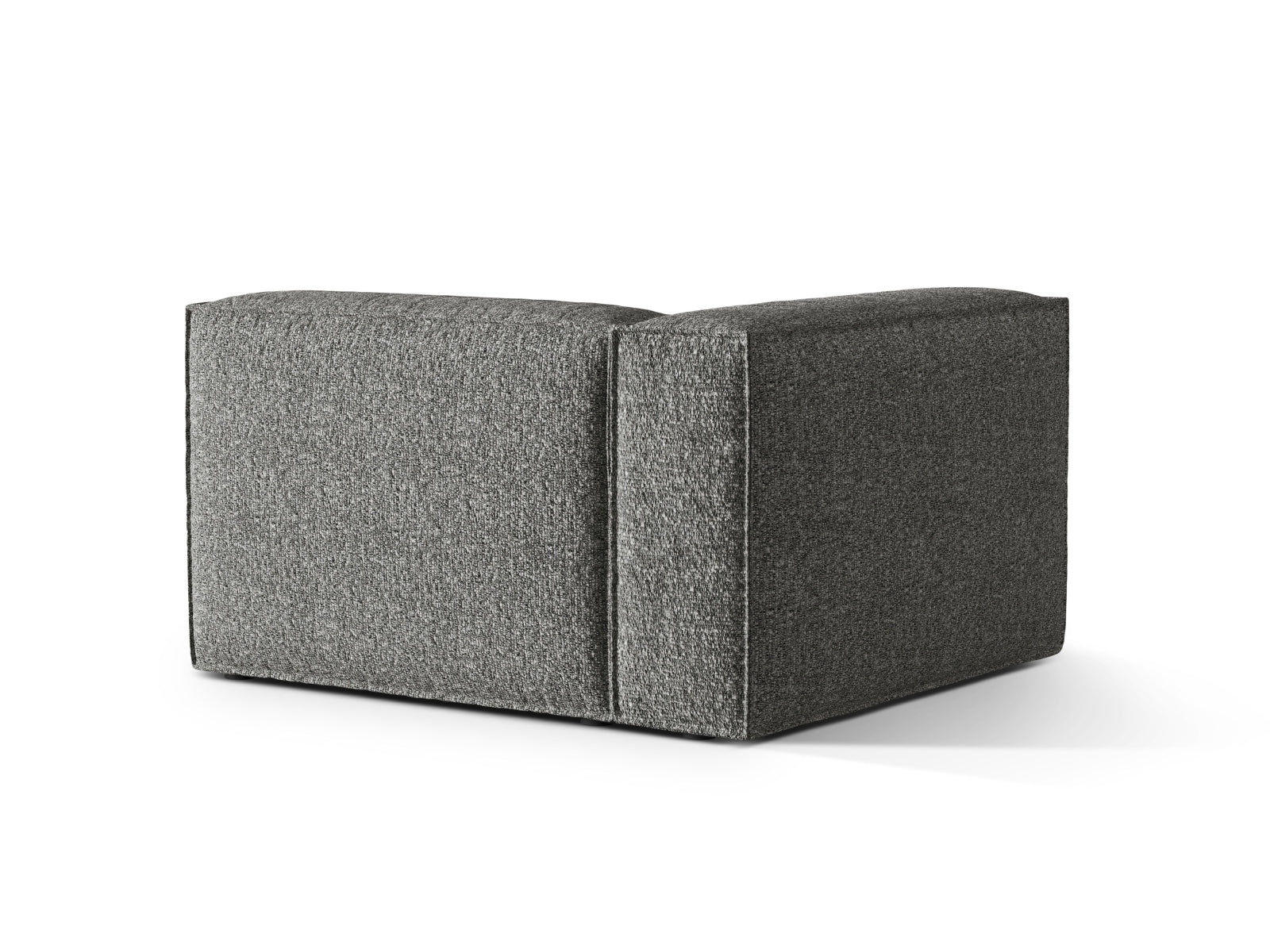 Entdecken Sie das Nuria Boucle 1-Sitzer Sofa links von Micadoni – elegantes, modulares Sofa für zeitgemässen Komfort und flexible Wohnkonzepte.