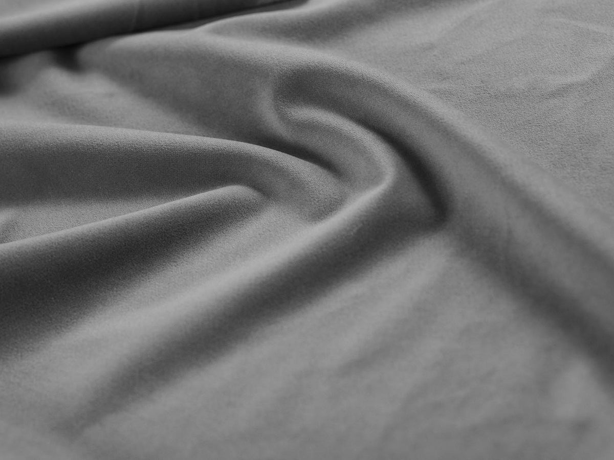 Lupine Velour Modul links 1 Sitzer in Grey-Salvador präsentiert im Onlineshop von KAQTU Design AG. Modulares Sofa ist von Micadoni