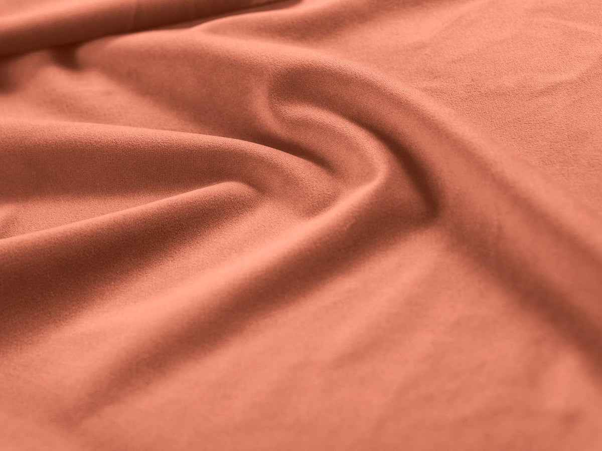Lupine Velour Modul links 1 Sitzer in Coral-Salvador präsentiert im Onlineshop von KAQTU Design AG. Modulares Sofa ist von Micadoni