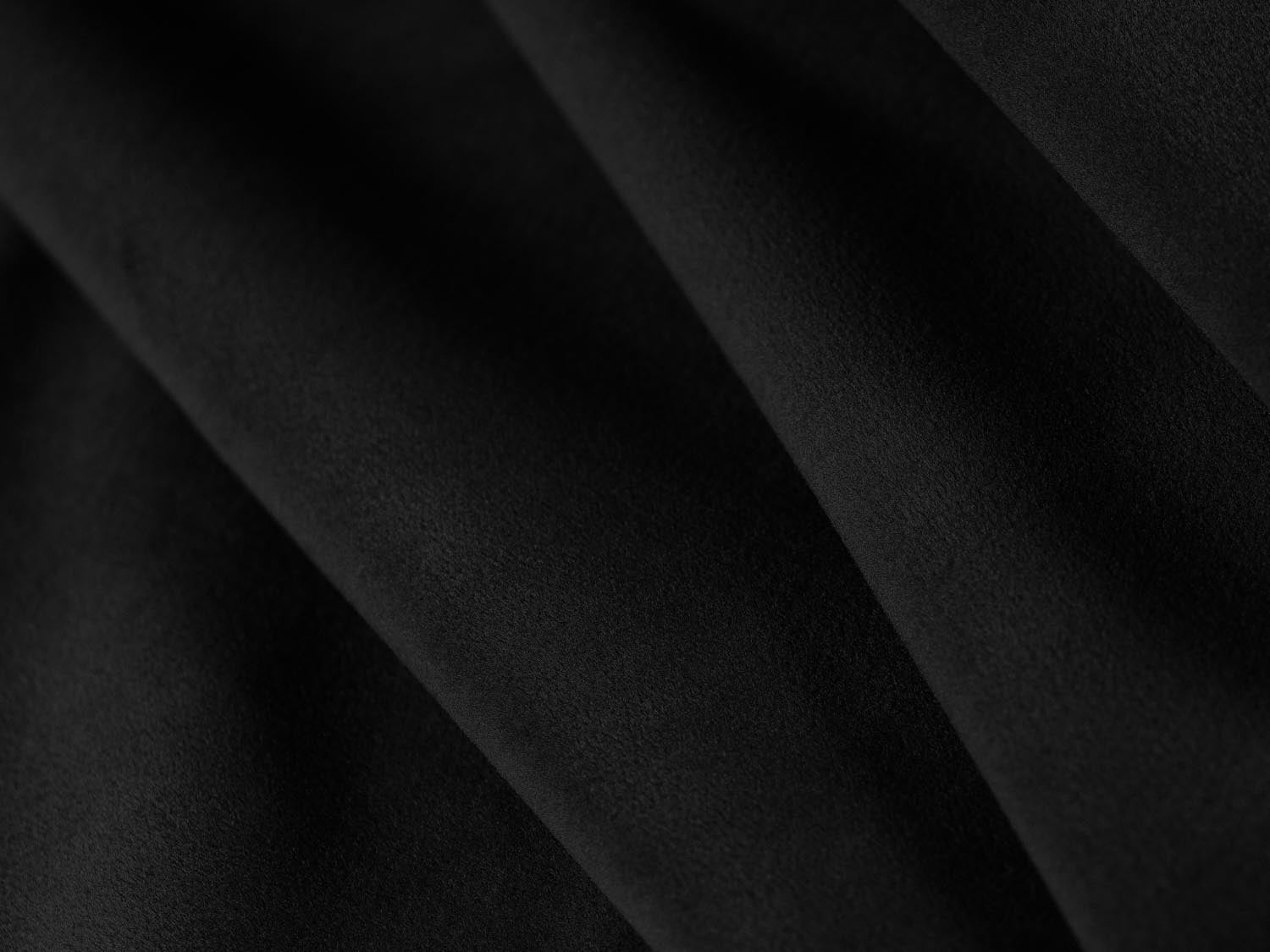 Bellis Velour Modul links 1 Sitzer in Black-Bluvel präsentiert im Onlineshop von KAQTU Design AG. Modulares Sofa ist von Micadoni
