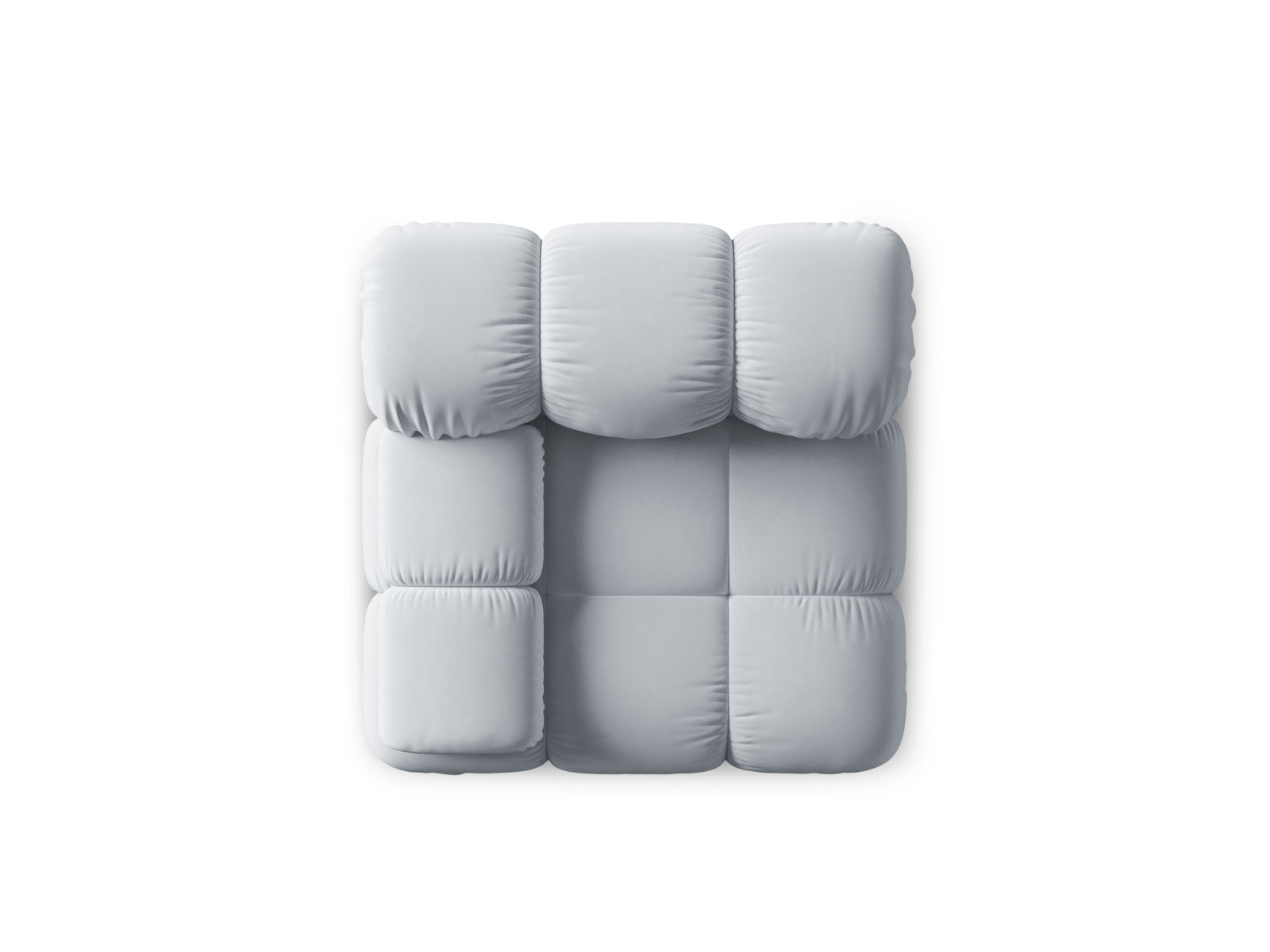 Erleben Sie den Bellis Velour Modul links 1 Sitzer von Micadoni – elegantes Velours, hervorragender Sitzkomfort und zeitgemässes Design für Ihr Zuhause.