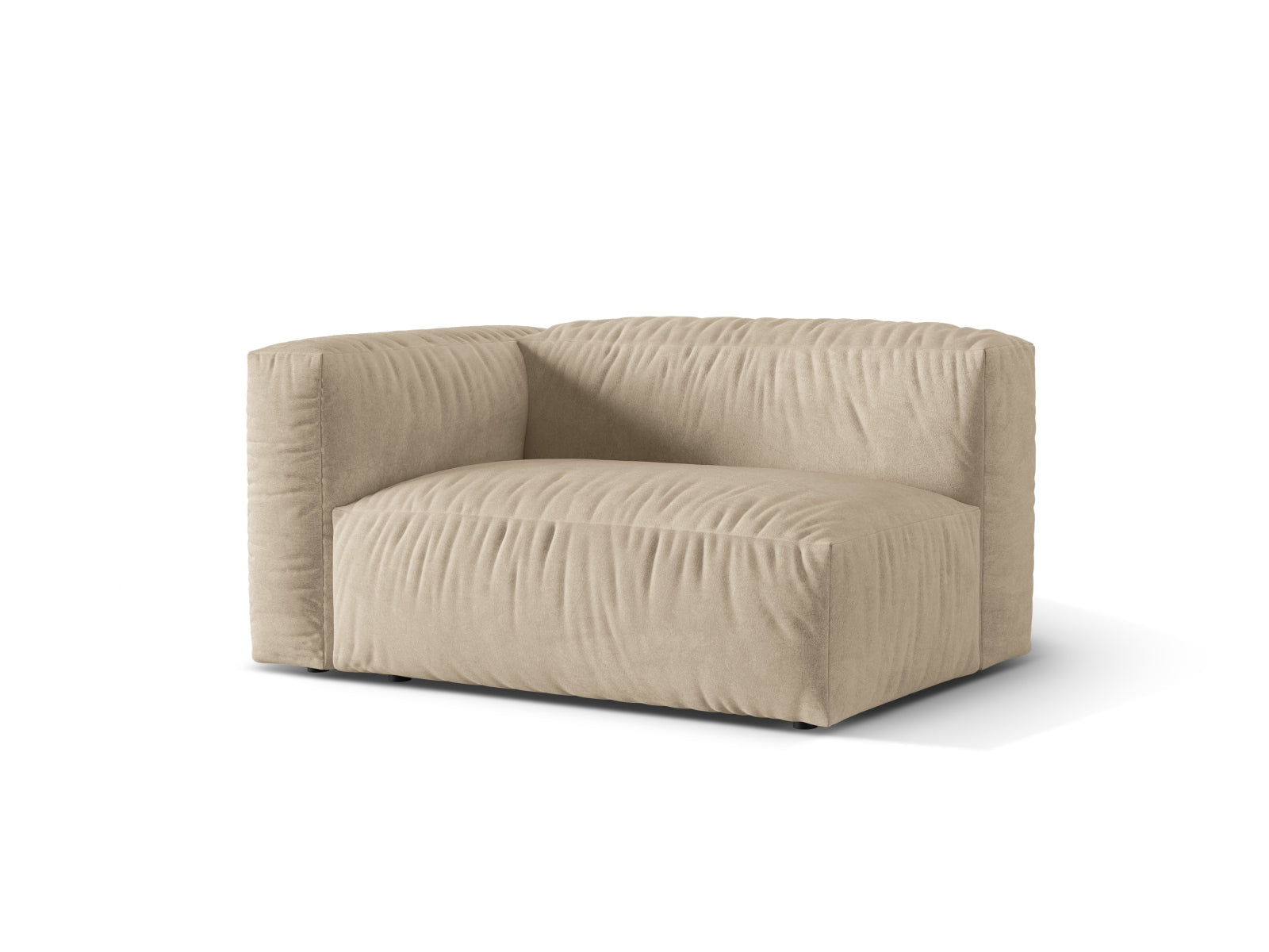 Eleganter linker 1-Sitzer des Martina Moduls von Micadoni, ideal für stilvolle Wohnräume und entspannte Sitzgelegenheiten.