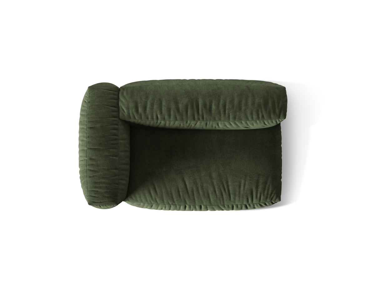 Martina Modul links 1 Sitzer in Green-Vogue präsentiert im Onlineshop von KAQTU Design AG. Modulares Sofa ist von Micadoni