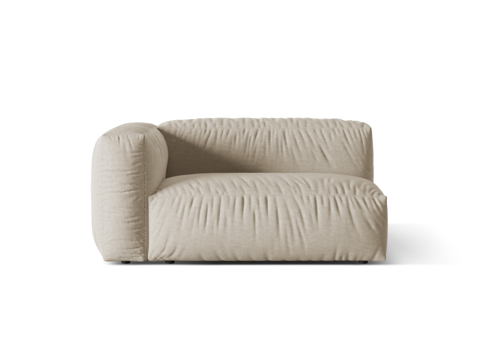 Martina Modul links 1 Sitzer in Light Beige präsentiert im Onlineshop von KAQTU Design AG. Modulares Sofa ist von Micadoni