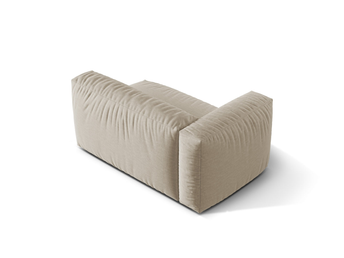 Martina Modul links 1 Sitzer in Light Beige-Boston präsentiert im Onlineshop von KAQTU Design AG. Modulares Sofa ist von Micadoni