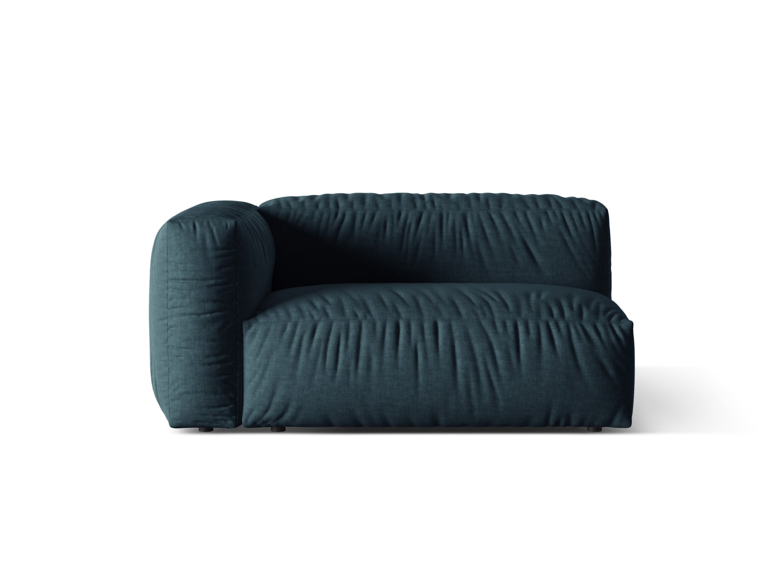 Martina Modul links 1 Sitzer in Blue Jeans präsentiert im Onlineshop von KAQTU Design AG. Modulares Sofa ist von Micadoni