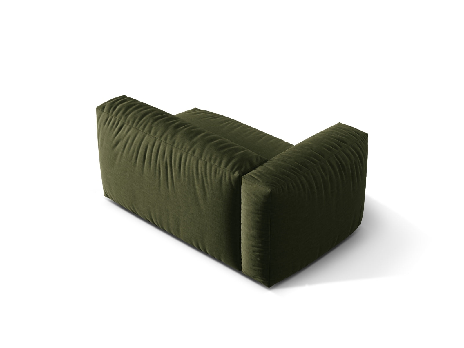 Moderner linker 1-Sitzer des Martina Moduls in Green-Boston, perfekt für gemütliche Sitzgelegenheiten und geschmackvolle Einrichtungsideen.