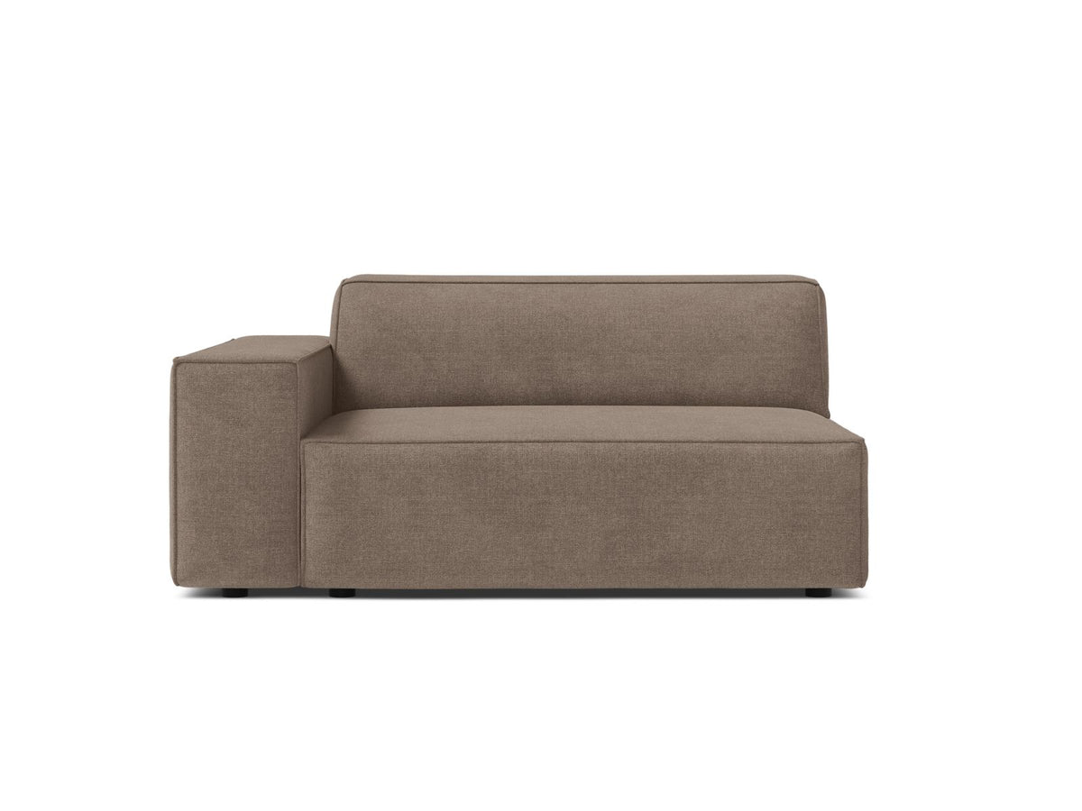 1-Sitzer Modul links Jodie in Cappuccino-Liberty präsentiert im Onlineshop von KAQTU Design AG. Modulares Sofa ist von Micadoni