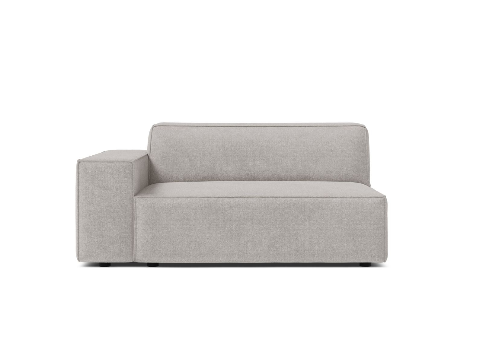 1-Sitzer Modul links Jodie in Light Grey-Liberty präsentiert im Onlineshop von KAQTU Design AG. Modulares Sofa ist von Micadoni