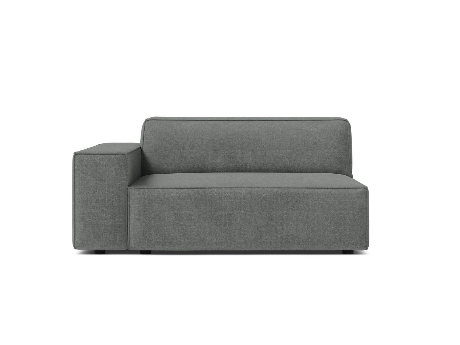 1-Sitzer Modul links Jodie in Grey-Liberty präsentiert im Onlineshop von KAQTU Design AG. Modulares Sofa ist von Micadoni