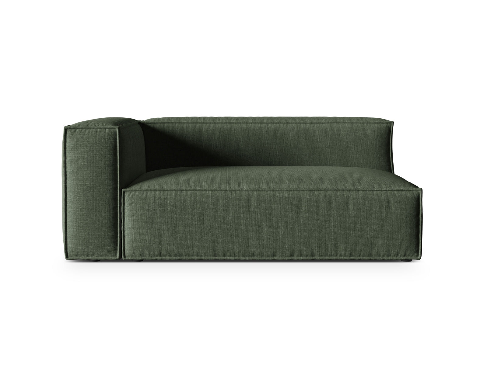 3-Sitzer Modulares Sofa links Nuria in Moss Green-Liberty präsentiert im Onlineshop von KAQTU Design AG. 3er Sofa ist von Micadoni