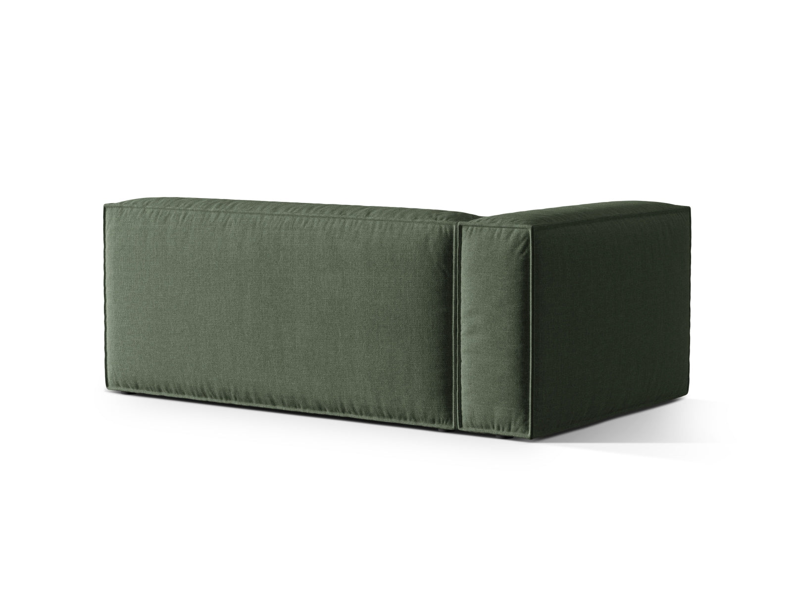 Elegantes 3-Sitzer Sofa links Nuria in stilvollem Moss Green-Liberty, ideal für stilvolle Wohnräume und entspannte Stunden.