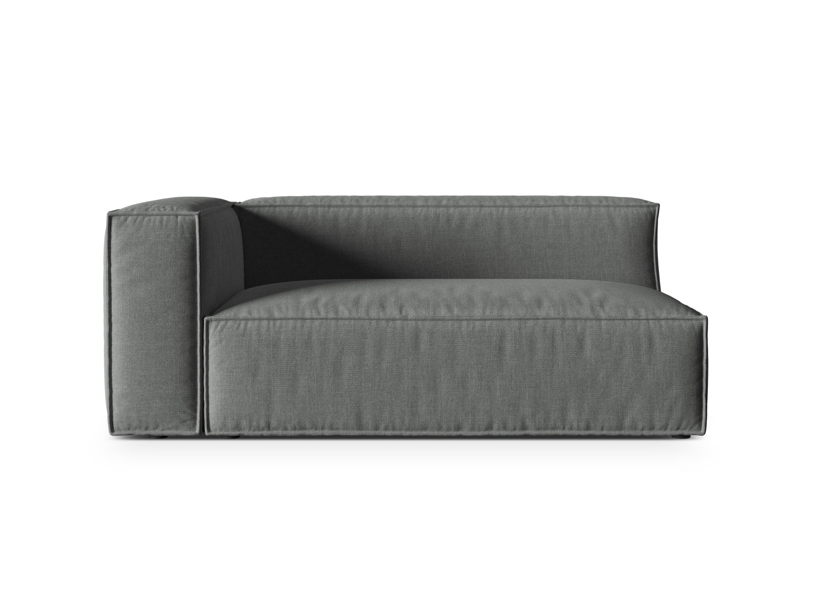 3-Sitzer Modulares Sofa links Nuria in Grey-Liberty präsentiert im Onlineshop von KAQTU Design AG. 3er Sofa ist von Micadoni
