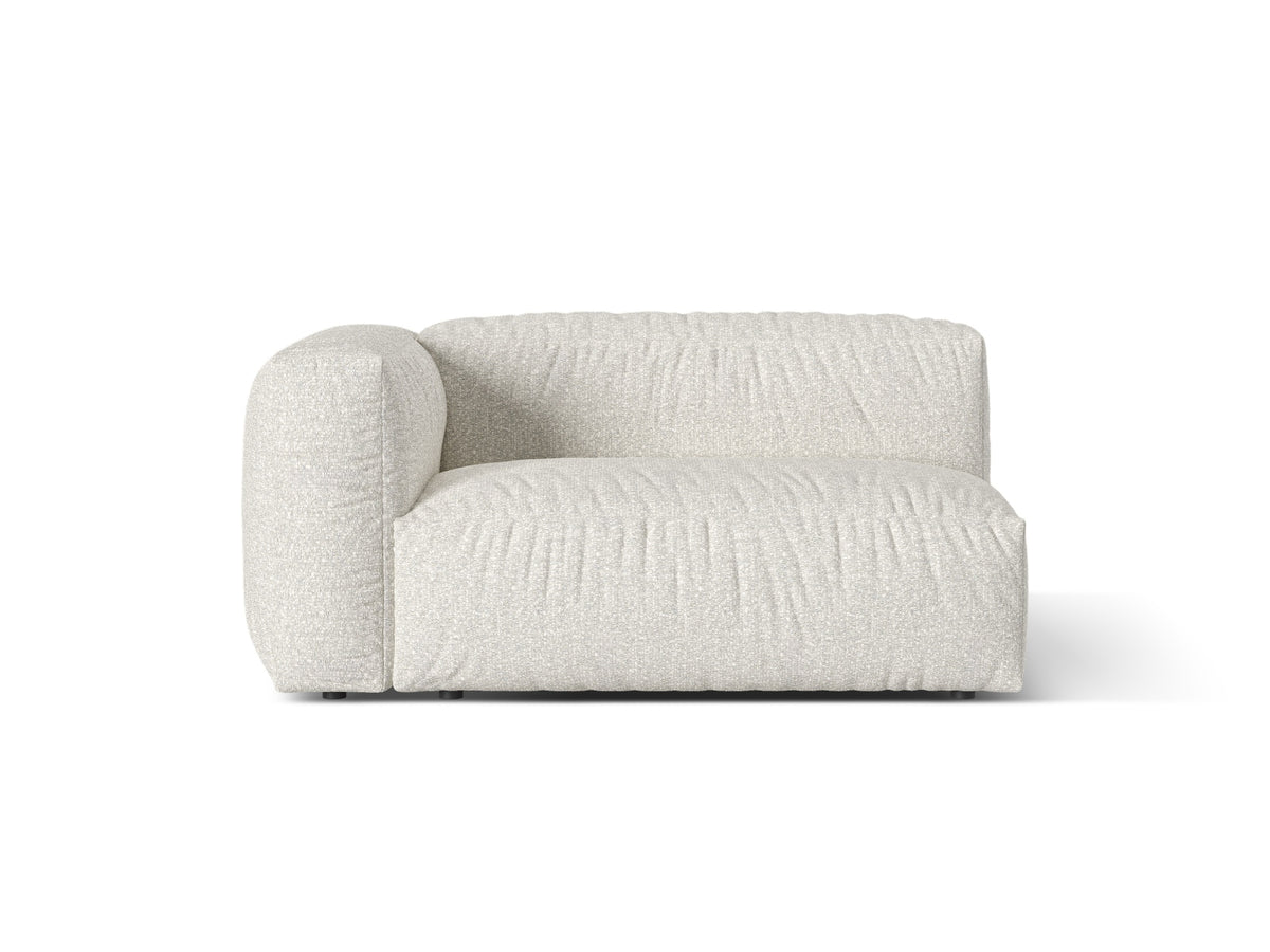 Doppelsitz-Sofa links Martina in Grey Beige Melange-Monet präsentiert im Onlineshop von KAQTU Design AG. Modulares Sofa ist von Micadoni