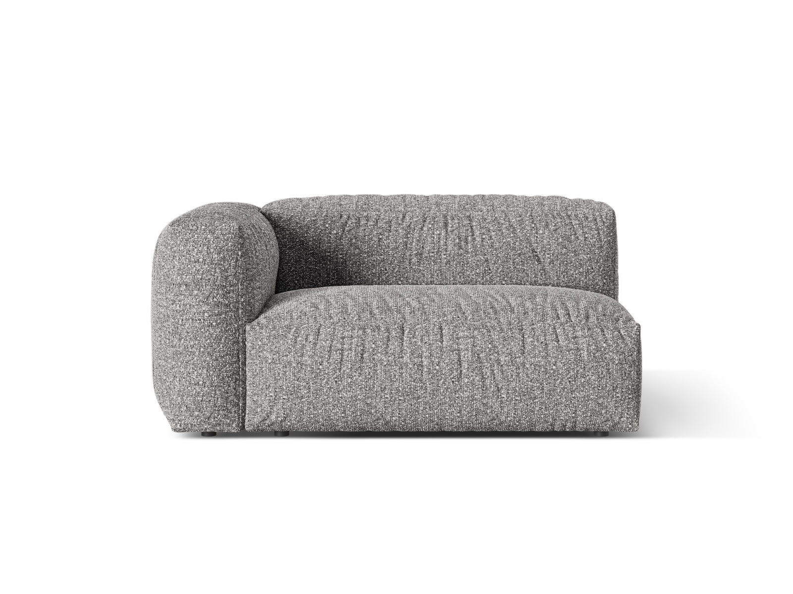 Doppelsitz-Sofa links Martina in Graphite-Monet präsentiert im Onlineshop von KAQTU Design AG. Modulares Sofa ist von Micadoni