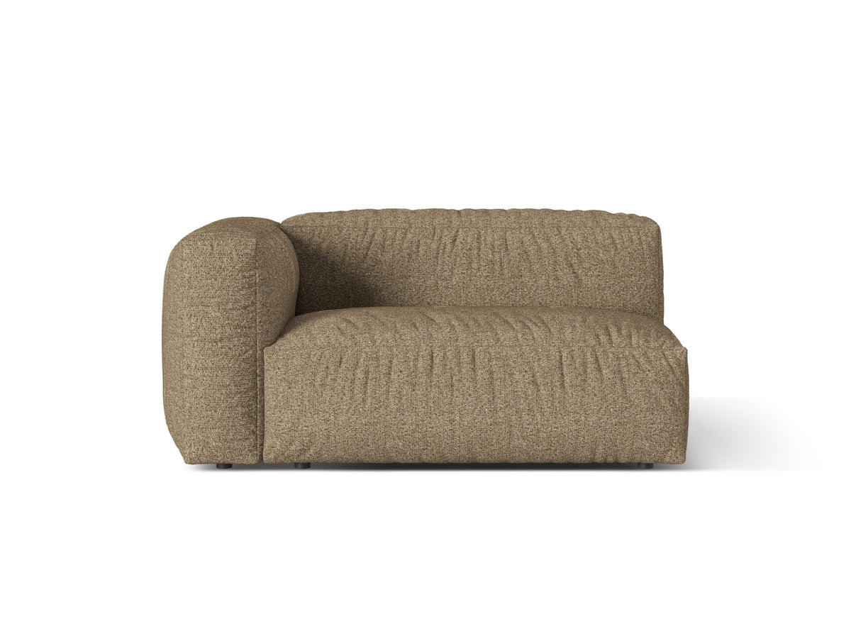 Doppelsitz-Sofa links Martina in Cappuccino-Monet präsentiert im Onlineshop von KAQTU Design AG. Modulares Sofa ist von Micadoni