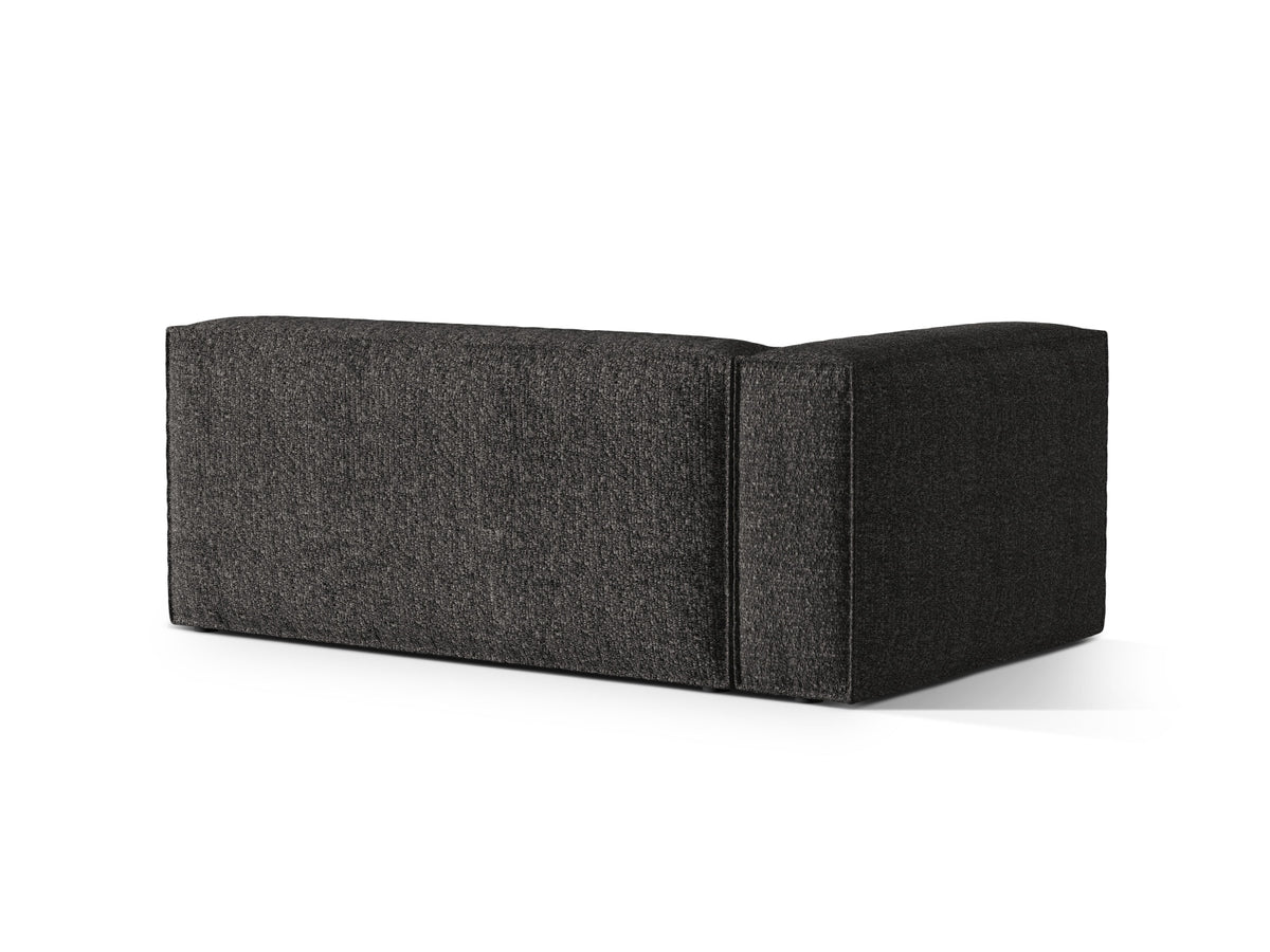 Nuria Boucle Modular Sofa links 3 Sitzer in Anthracite-Monet präsentiert im Onlineshop von KAQTU Design AG. Modulares Sofa ist von Micadoni