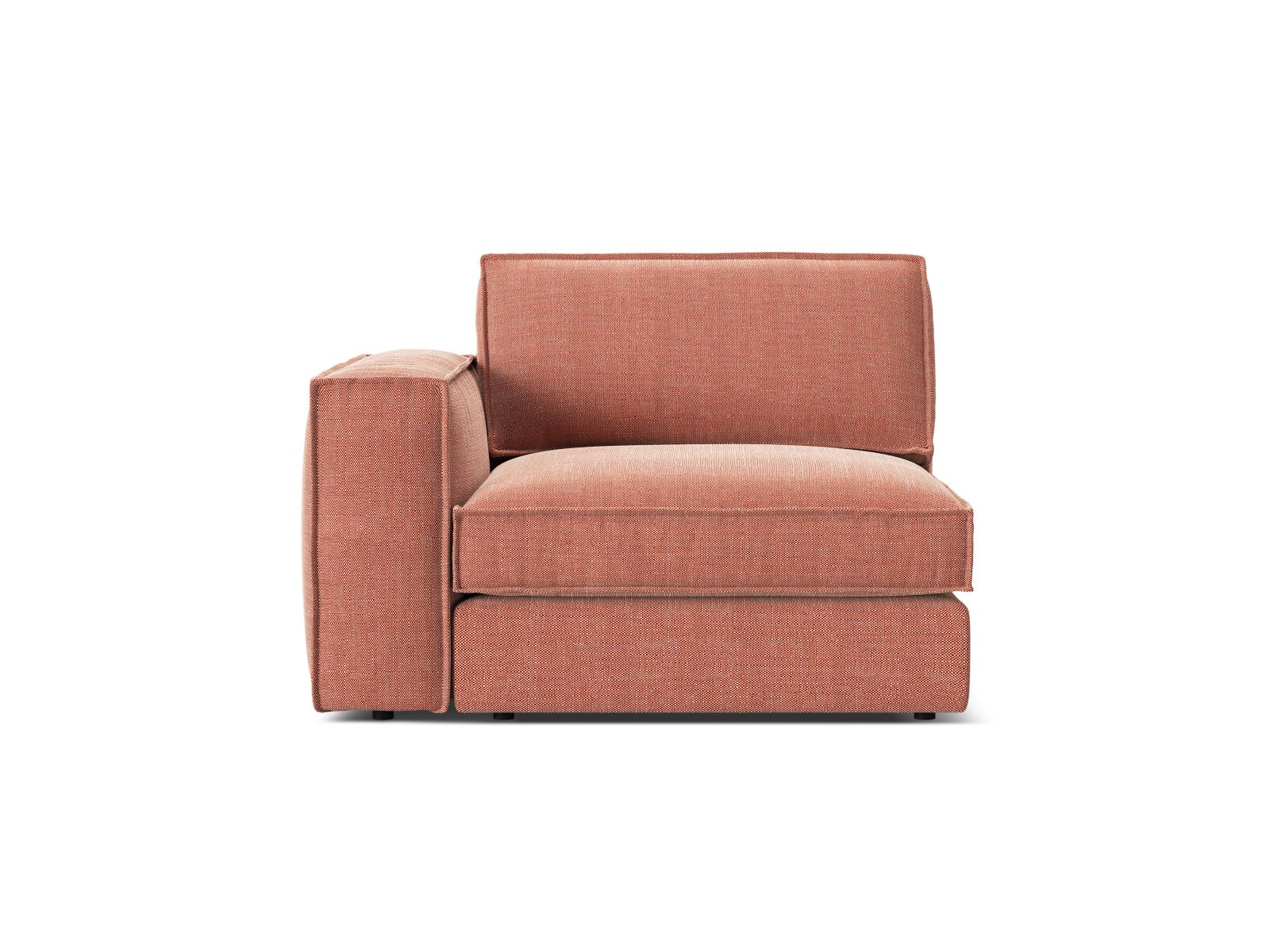 1-Sitzer Modul Links Pola in Red-Babel präsentiert im Onlineshop von KAQTU Design AG. Modulares Sofa ist von Micadoni