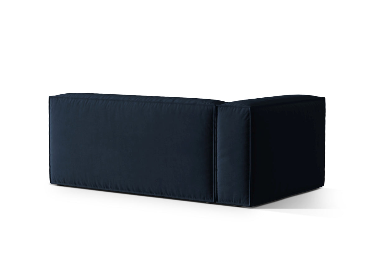 Nuria Velour links Modular Sofa 3 Sitzer in Dark Blue-Paris präsentiert im Onlineshop von KAQTU Design AG. Modulares Sofa ist von Micadoni