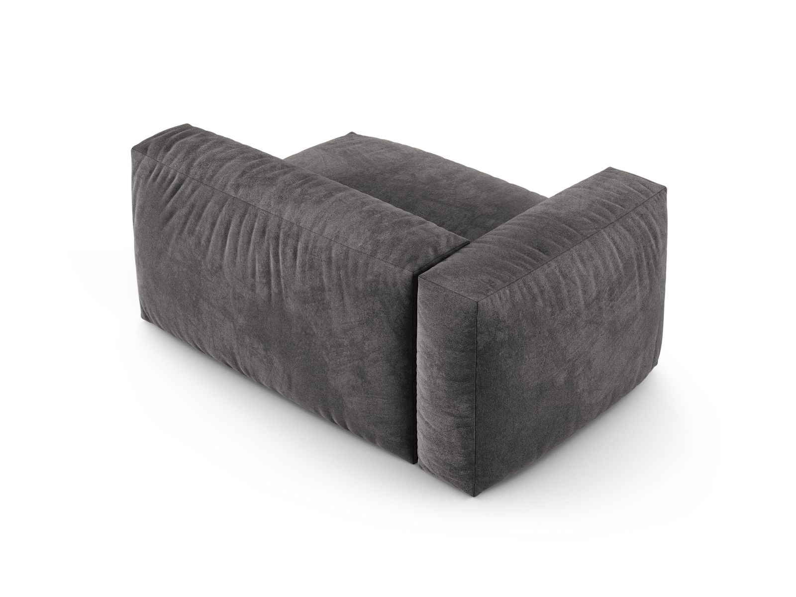 Elegantes XL Doppelsitz-Sofa links Martina in Grey-Vogue, ideal für stilvolle Wohnräume und entspannte Stunden. Modulares Design von Micadoni.